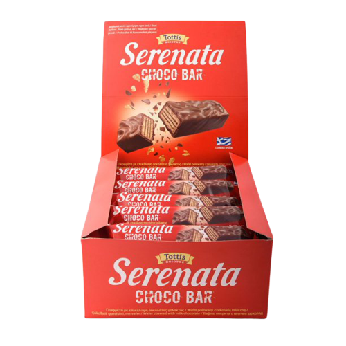 Chocolate Serenata Classic Wafer Covered With Milk Chocolate: - Count 20